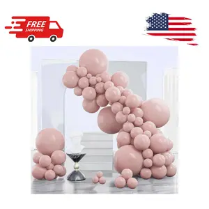 Dusty Pink Balloons 140pcs Different Sizes of 18 12 10 5 Inch