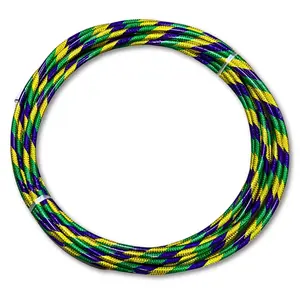 24" Hula Hoop - Purple, Green and Gold Glitter (Dozen)
