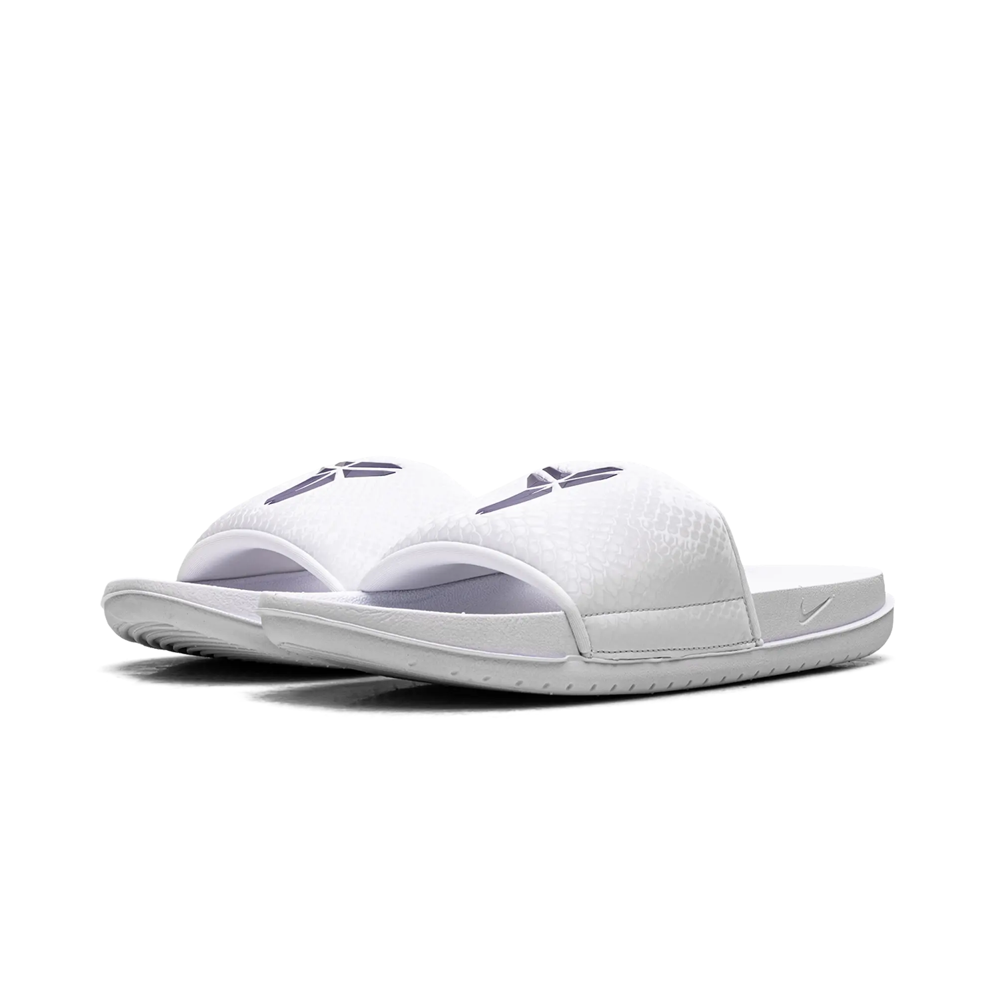 Offcourt Slide "Kobe - White / Court Purple" IF2870 101