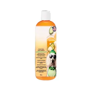 Funky Poodle Cucumber Melon Mojito Shampoo - Ultra Deep Cleansing for Dogs & Cats - Rich Suds, No Parabens, Grain Free, Odor Control, 12 Months