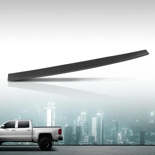 Fit For 14-18 Chevy Silverado GMC Sierra Tailgate Cap Molding Top Protector Trim