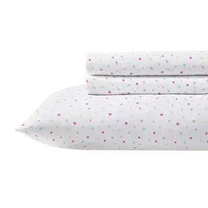 Laura Ashley Confetti Pink Full Sheet Set
