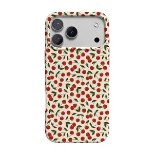 Casely iPhone 17 Pro Max Case | Cherry on Top | Red Cherries | Compatible with MagSafe | Classic Ultra Thin Design