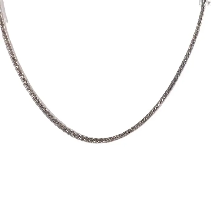 Sterling Silver Diamond-cut Palm Chain Necklace (20 Inches) (Ships in 12-15 Days) (12.0 g)