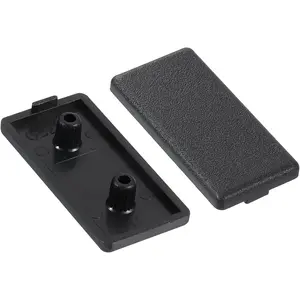 6Pcs Extruded End Cap Nylon 80x40mm T-Slot Aluminum Profile 4080 European Standard End Cap Extrusion Plug for Trolley Fish Tank Rack Storage Rack Black