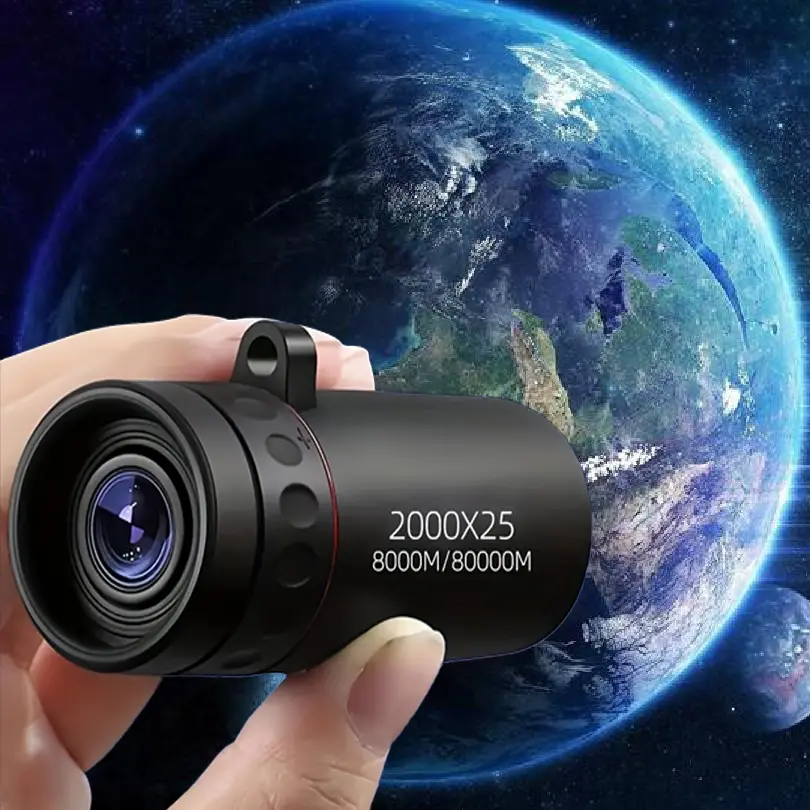 High-Definition Single-Pipe Telescope, Portable Monocular for Outdoor Camping, Hiking, Concerts, Fishing, Christmas Birthday Gift