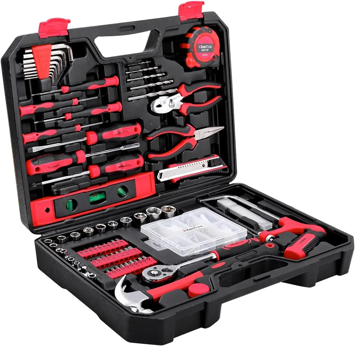 KingTool 226 Piece Home & Auto Repair Tool Kit, General Household Mechanic Tool Set for Homeowner, DIYer & Handyman, Ideal Fathers Day Gift