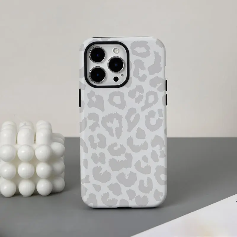 Leopard Animal Print Phone Case - Durable, Shock-Absorbing Protection Mobile Phone Accessories for iPhone 17/16/15/14/13/12/11 Series (Plus, Pro, Pro Max) - Multi-Model Fit, Perfect Birthday Gift Idea