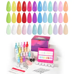 Beetles Pro Gel Polish Manicure Kit -  15ML Large Volume Gel Polish, UV Nail Lamp Cure Needed Nail Arts Salon-Quality Shine Long Lasting mothersdaygift Spring Nail Summer Nail Vacation Nail #SummerVibes