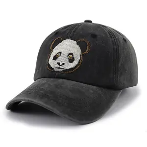 Panda Gifts for Women Men, Adjustable Embroidered Cute Panda Hat,Mothers Day Birthday Gifts for Friends Uncle Papa Mama Young