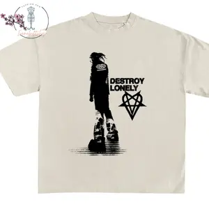 Destroy Lonely, Ken Carson merch, antagonist tour, hiphop t shirt