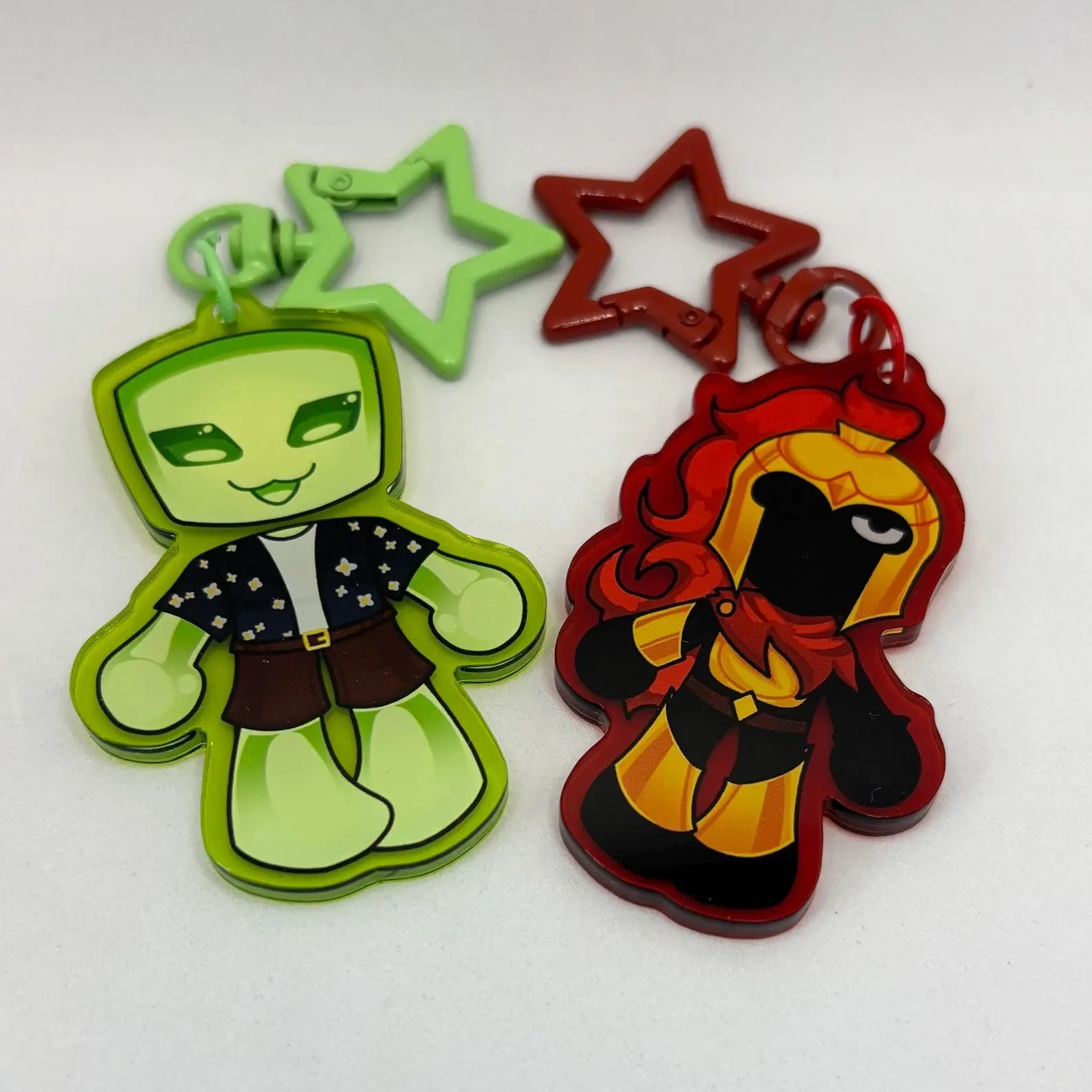 AveryTheMayo and D3rlord3 Acrylic Keychain Double Sided