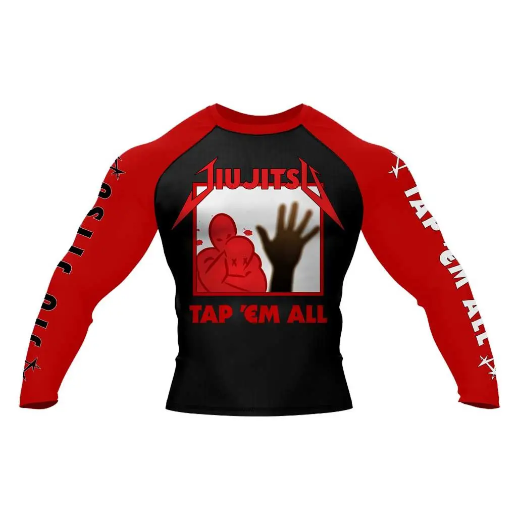 TAP 'EM ALL Jiu Jitsu Long Sleeve Rashguard