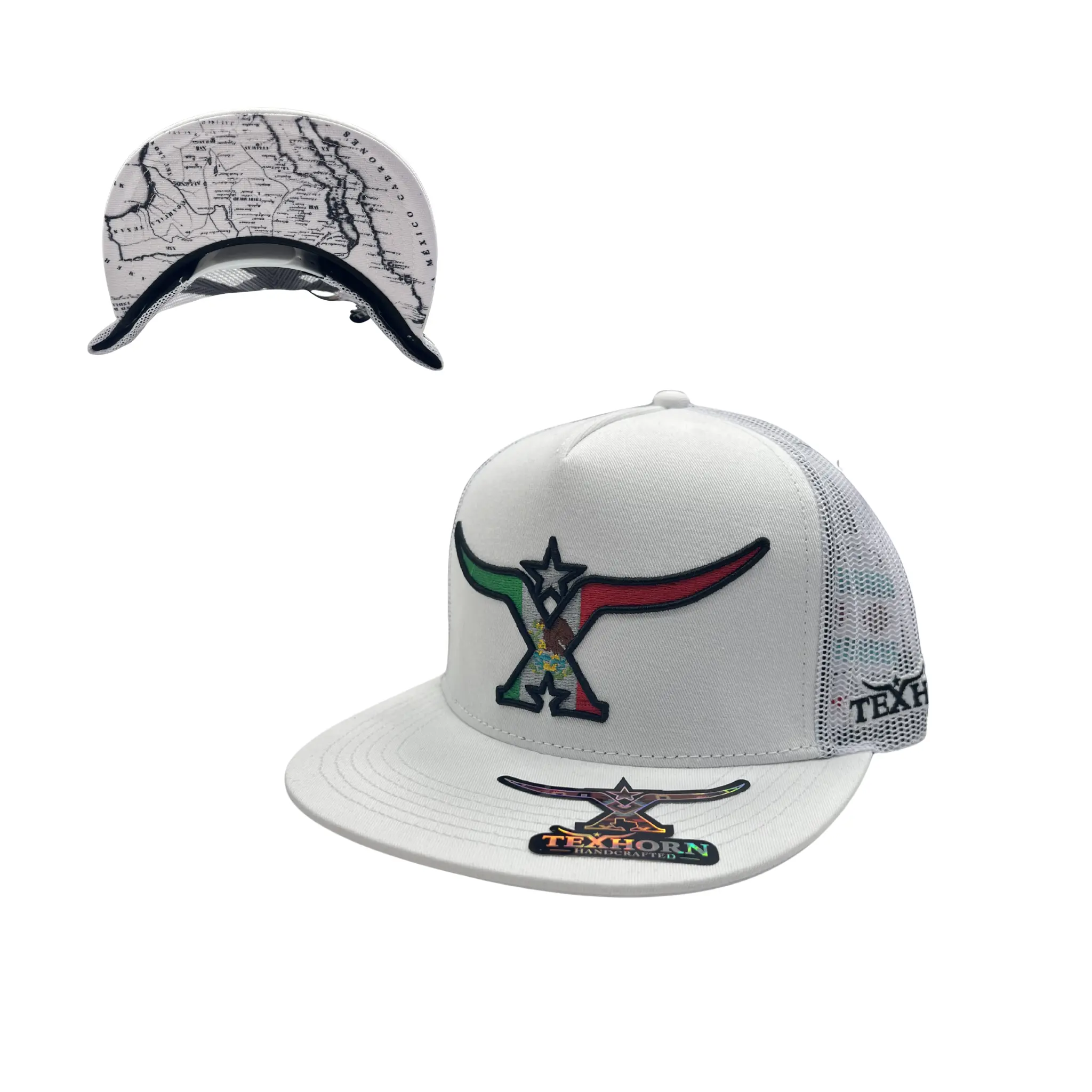 TexHorn Hat - White Mexico