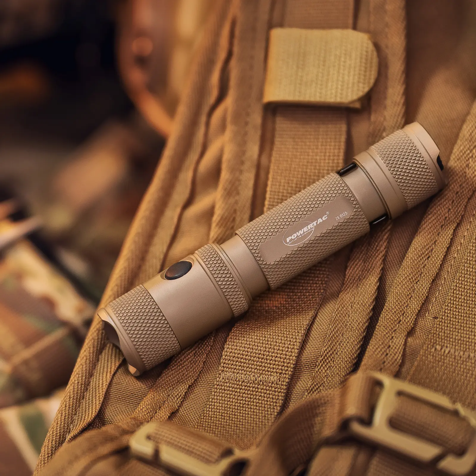 Powertac M5 Gen3 Tactical EDC Flashlight | 2030Lumen Super Bright | Auto-Magnetic Charge | IPX8 Waterproof & 2M Drop Resistant | 1-Inch Picatinny Mount Compatibley| The Ultimate Daily Carry Light