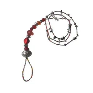 1 RED Toe-In Wrap Adjustable Anklet