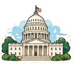 U.S. Capitol Sticker
