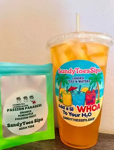 PASSION PARADISE Loaded Tea or Loaded Water  Sugar Free Gluten Free