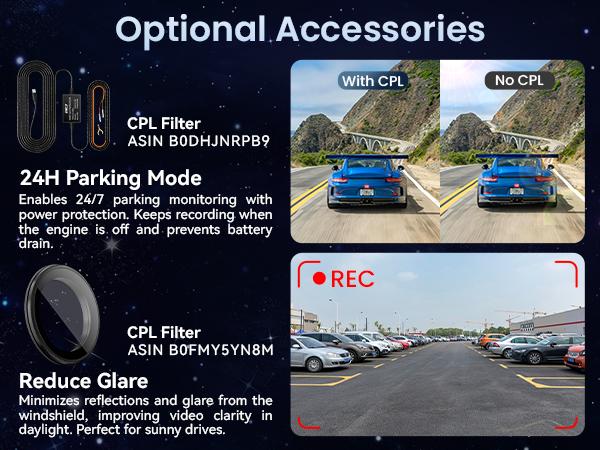 IIWEY C4-pro 4 Channel Dash Cam 360° View, STARVIS 2 Front 2.7K Rear 2K Inside 1080P x2, 8IR LEDs Night Vision 3.0, PlateTag AI for Plate Clarity, 5GHz WiFi GPS, Voice Control, 24/7 Parking Mode, For Free 128GB Card