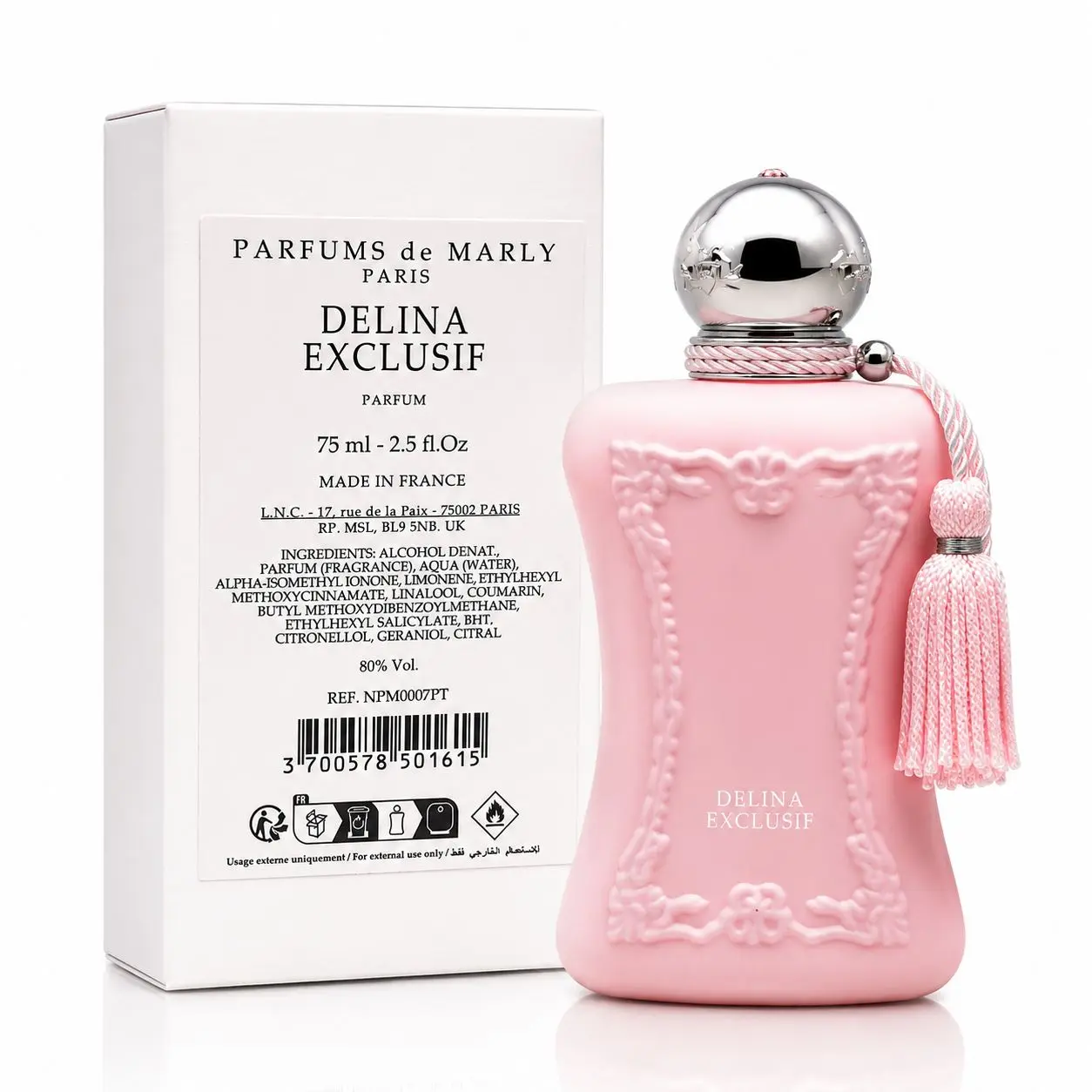 Parfums De Marly Women's 2.5 Ounce Delina Exclusif Eau de Parfum TESTER