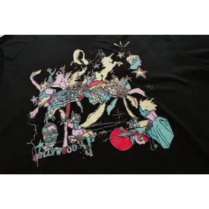 CLUB PUNK BLACK T-SHIRT MOVIESTARZ