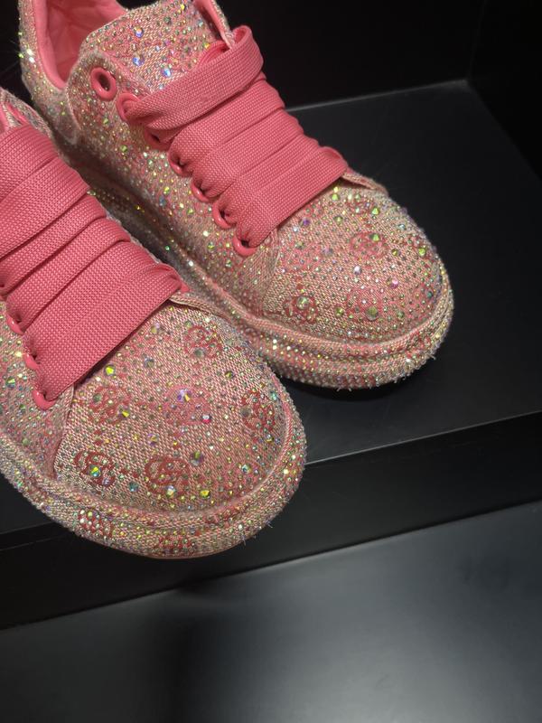 Rhinestone 2025 Spring New Fashion CasualWomenSneakers Pink Trainer Training Running Footwear forGirlsand Athletic Use summer shoes Shiny women's shoesoncloud women's shoes casual shoes full of diamondtrendlow-top shoes versatile Women Running