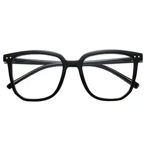 Anti-blue Light Glasses for Women with Regular Eyeglass Frame Finished Retro Flat Light Frame Stylish Trendy Eyewear Trendy Shades