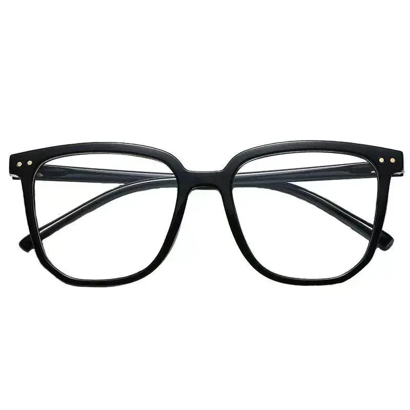 Anti-blue Light Glasses for Women with Regular Eyeglass Frame Finished Retro Flat Light Frame Stylish Trendy Eyewear Trendy Shades
