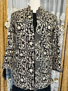 افغانی طلایی ډیزاین کورتۍ Winter Coats with Gold & Yellow Embroidery