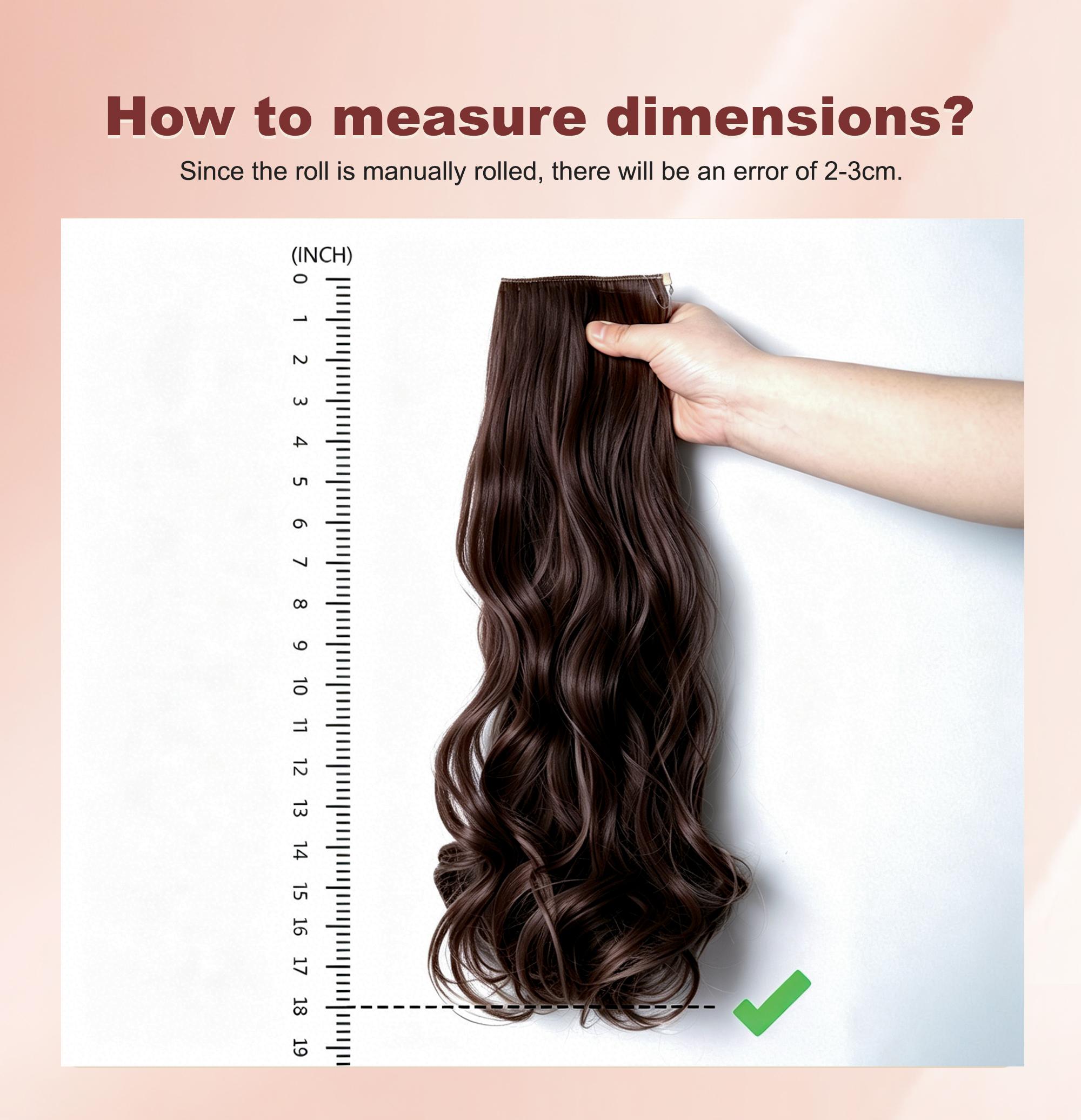 [Qbeauty Upgrade] Trendy Mermaid Body Wave Extensions - Invisible Wire Hairpiece Seamless Long Curls 14-22"