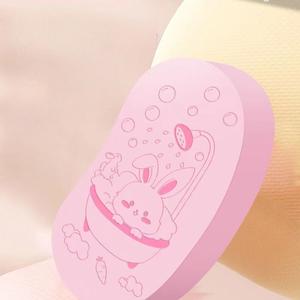 1 PCS Bath Scrub, Body Rub Sponge, Deep Cleaning Baby Bath Sponge, Pea Shaped Bath Brush, Soft Bath Scrub, Body Sponge for Bath, Remove Dead Skin, Kids Adult Bath Accessories