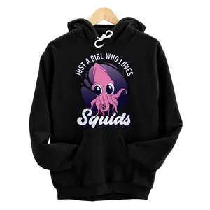 Just A Girl Who Love Squids Squid Hoodie, Sweatshirt, T-Shirt