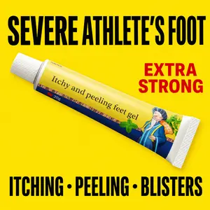 Itch Relief for Toe Gaps, Foot Blisters, Peeling Feet, and Foot Odor