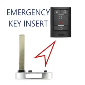 HU100 Emergency Key Blade FOR Cadillac Saab 2010-2020 PN: 20765513