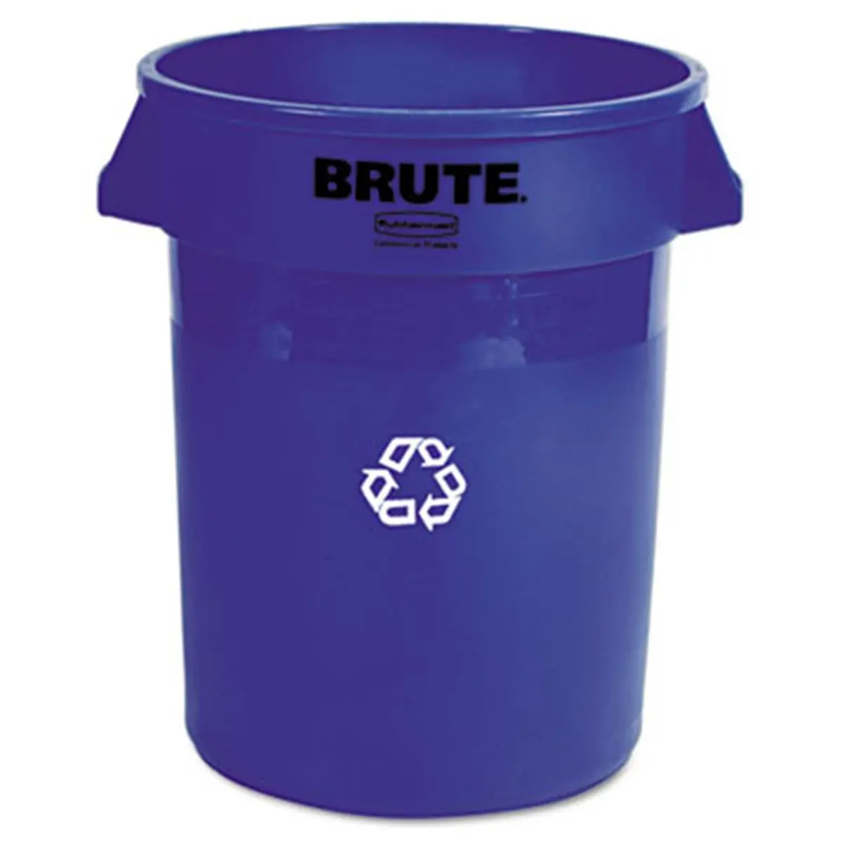 212 MAIN Sturdy 32gal Round Shape Brute Plastic Recycling Container, Recycling Bin