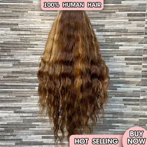 YWhair 13x4 Transparent p4/27 Loose Wave Human Hair Wig Brazilian Virgin Hair
