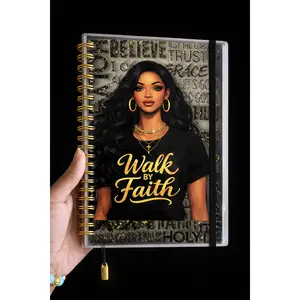 Walk by Faith UV DTF Journal Transfer