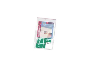 Smead 67173 Alpha-Z Color-Coded Second Letter Labels, Letter C, Dark Green, 100/Pack
