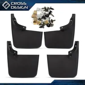 CROSSDESIGN 4PCS Mud Flaps Mudguards Splash Guards Fender Flares Fit For 04-14 Ford F150