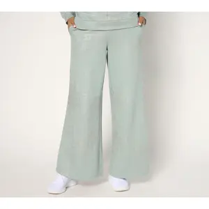 QVC Women's Regular-Fit French Terry Pull-On Monica Pants