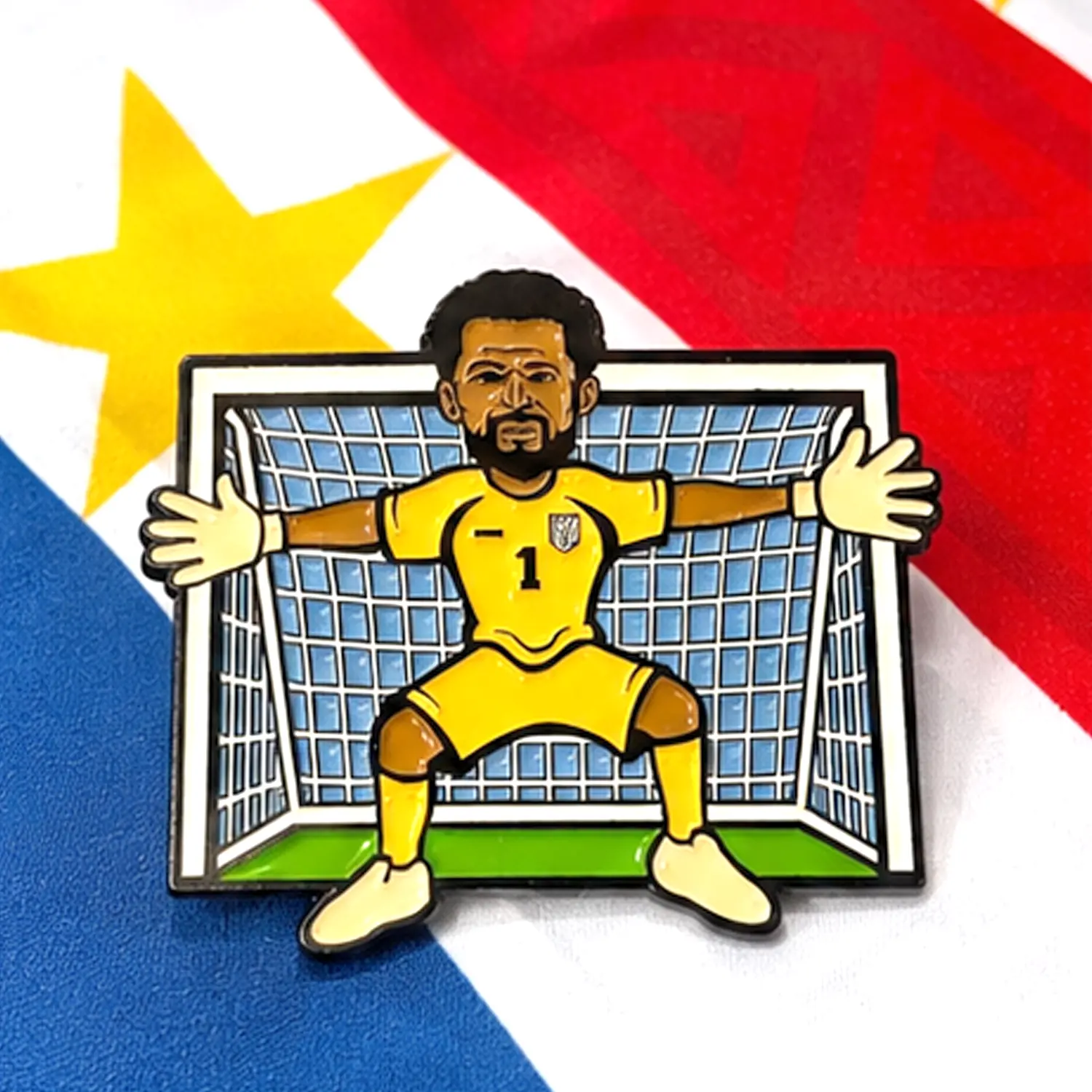 Vozinha Large Enamel Pin, Collector's Item, Cabo Verde's Hero