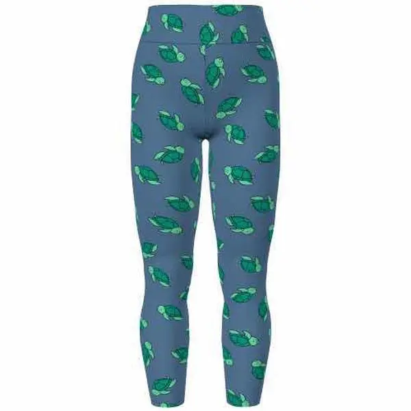 LuLaRoe Women's Buttery Smooth Ultra-Stretch Full Length Leggings - Polyester-Spandex Fabric, Elastic Band, Blue Green Sea Turtles Print, Slim-Fitting Casual Wear Bottoms, Buttery Soft
