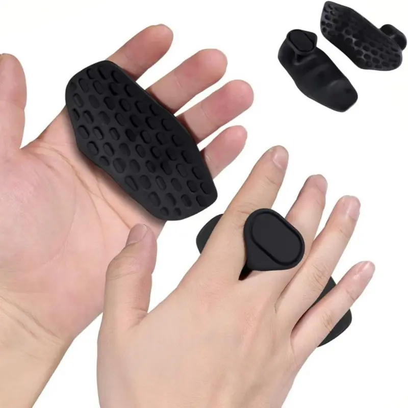 Unisex Durable Rubber Fitness Grips - Set of 2 Ergonomic Non-Slip Handles for Home Gym Pull-Ups, One Size, Home Gym Workout