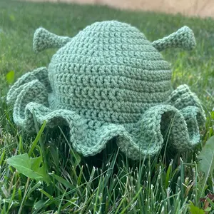 handmade get out me swamp crochet bucket hat