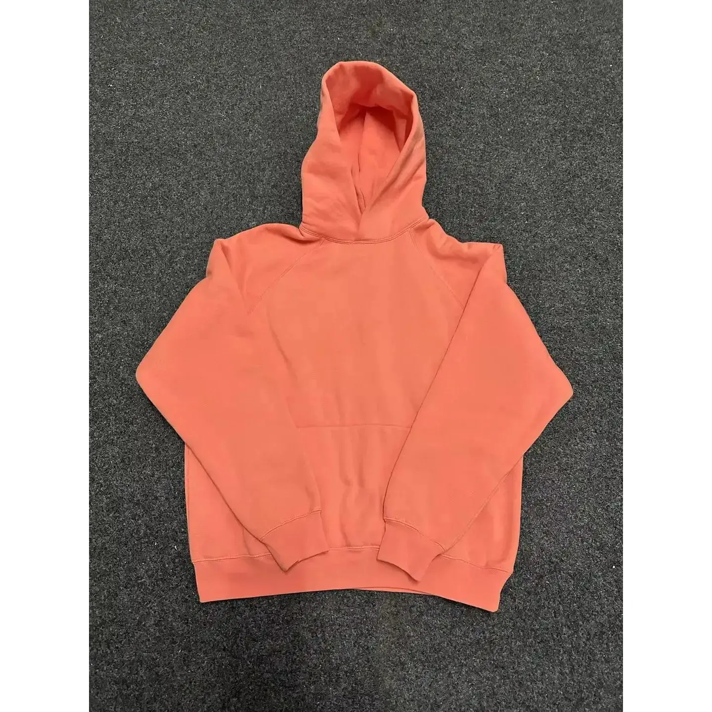 Men Unisex Hoodie Coral Pink Medium Fit Casual Wear Pocket Menswear 2026 Breathable Soft Lightweight Cozy Trendy Home Outdoor Streetwear Hip Hop