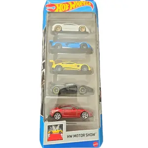 HW MOTOR SHOW 5 PACK NSX,CORVETTE,ASTON MARTIN,MCLAREN,JAGUAR