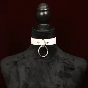 Leather Collar with O Ring