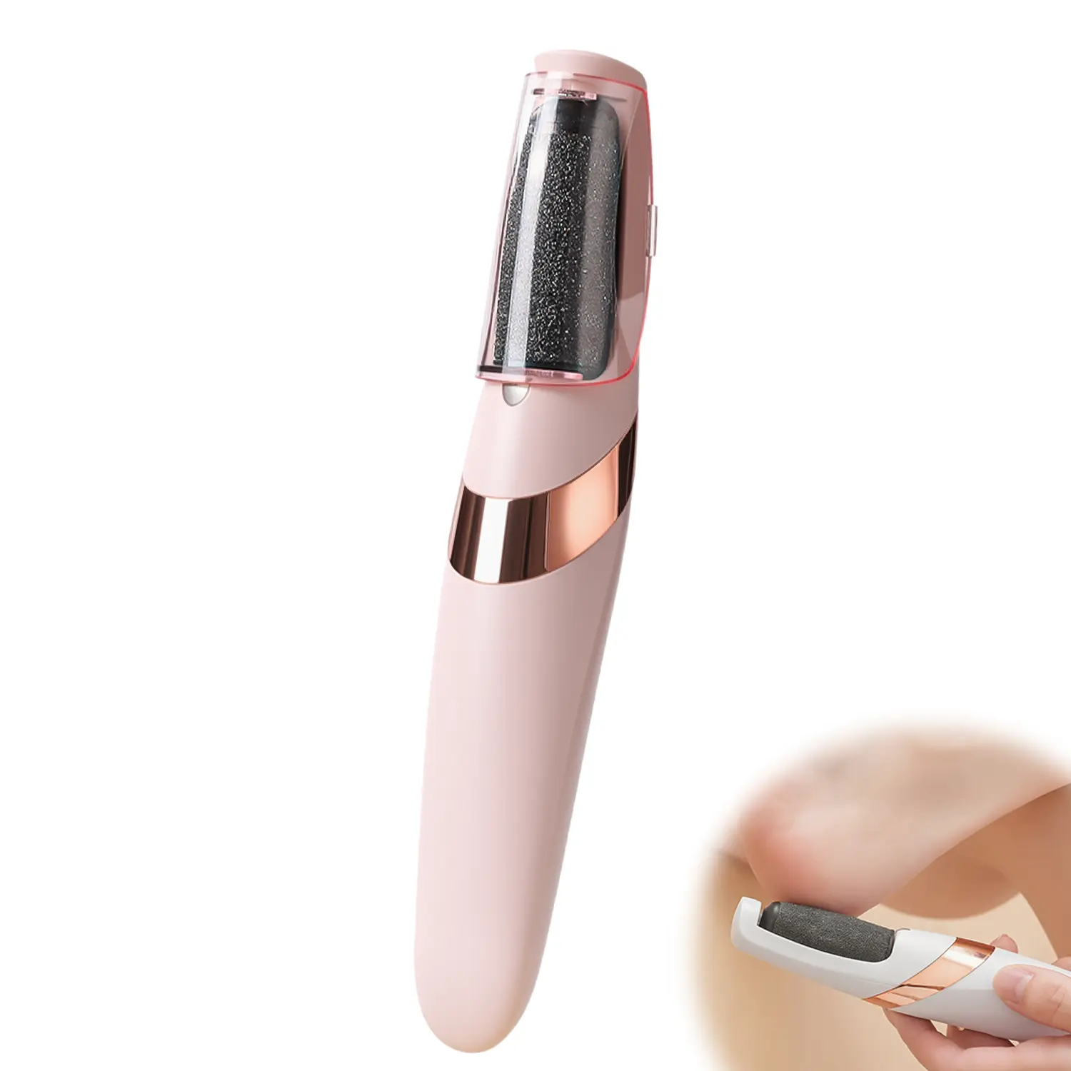 Electric Feet Callus Remover Portable Electronic Foot File Pedicure Tools Waterproof Foot Scrubber File Pedi Foot Care for Dead Hard Cracked Dry Skin Manicure Nail Nail Care Cutics Nail Art