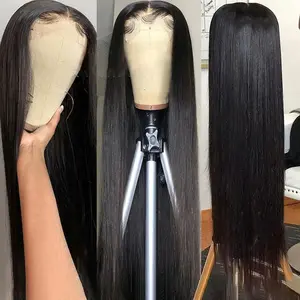 Natural Mid-Part Straight Wig