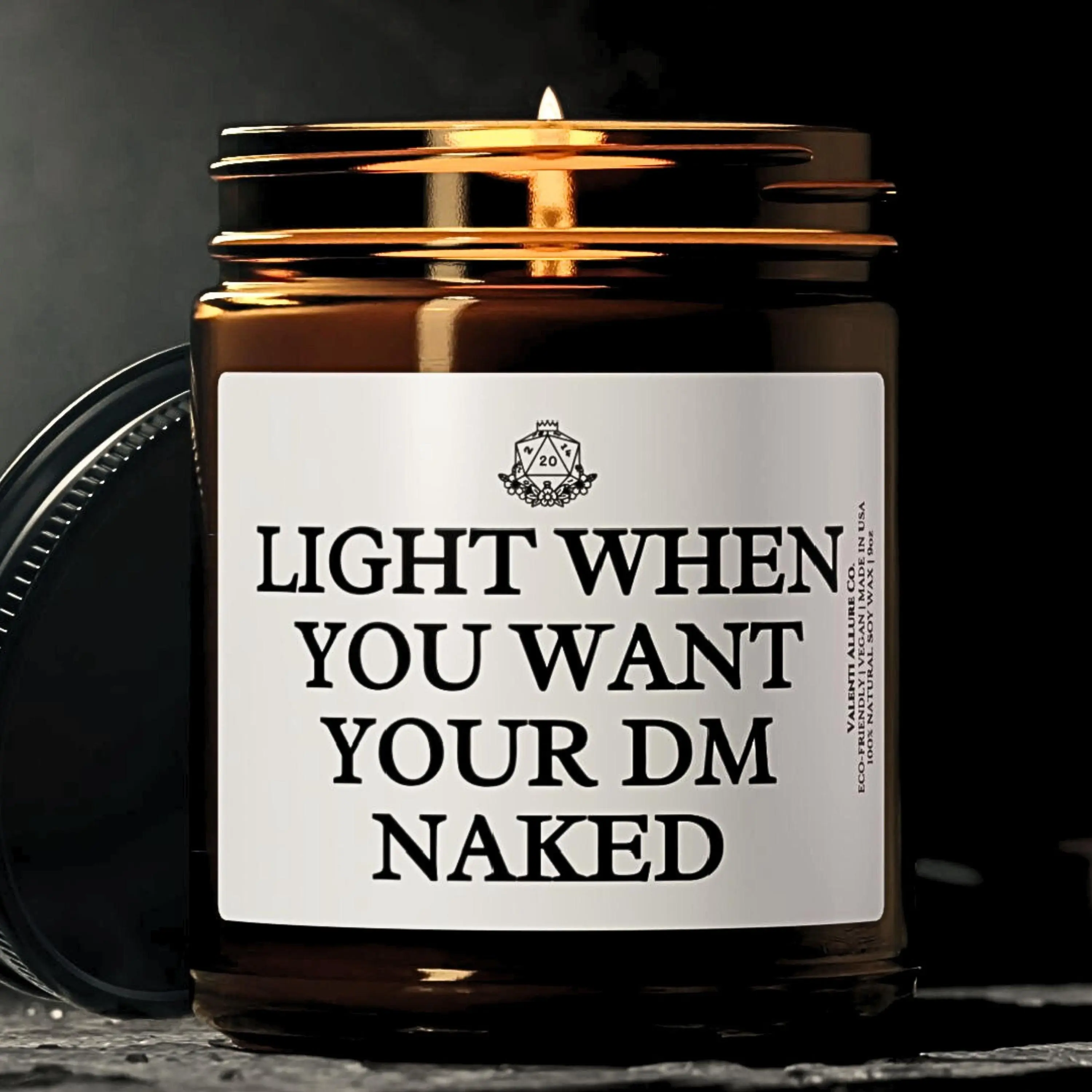 DnD Dungeons and Dragons Wife Candle Gift, DnD Anniversary Wedding Candle Gift, DnD Engagement Candle Gift Girlfriend Dnd Gifts Wedding Gift